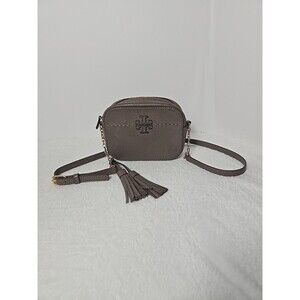 Tory Burch Mcgraw Camera Bag in Silver Maple